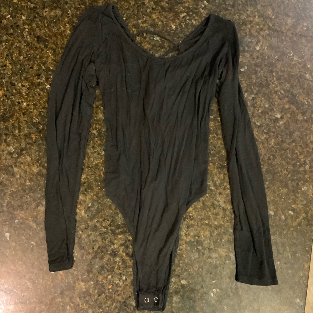 Harlowe & Graham Black Body Suit